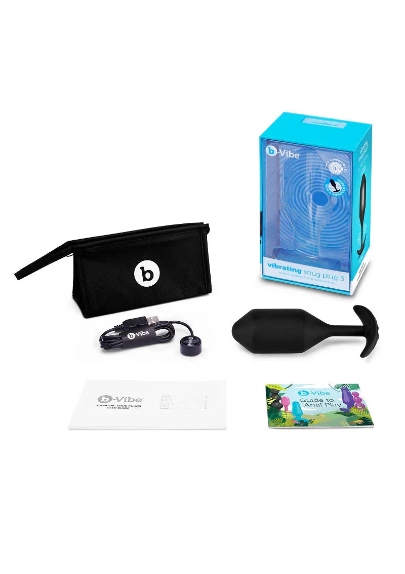 β β B-Vibe Vibrating Snug Plug XXL - Happytoys Sexshop: Toys for Feeling Happy & Easy π - Discreet geleverd