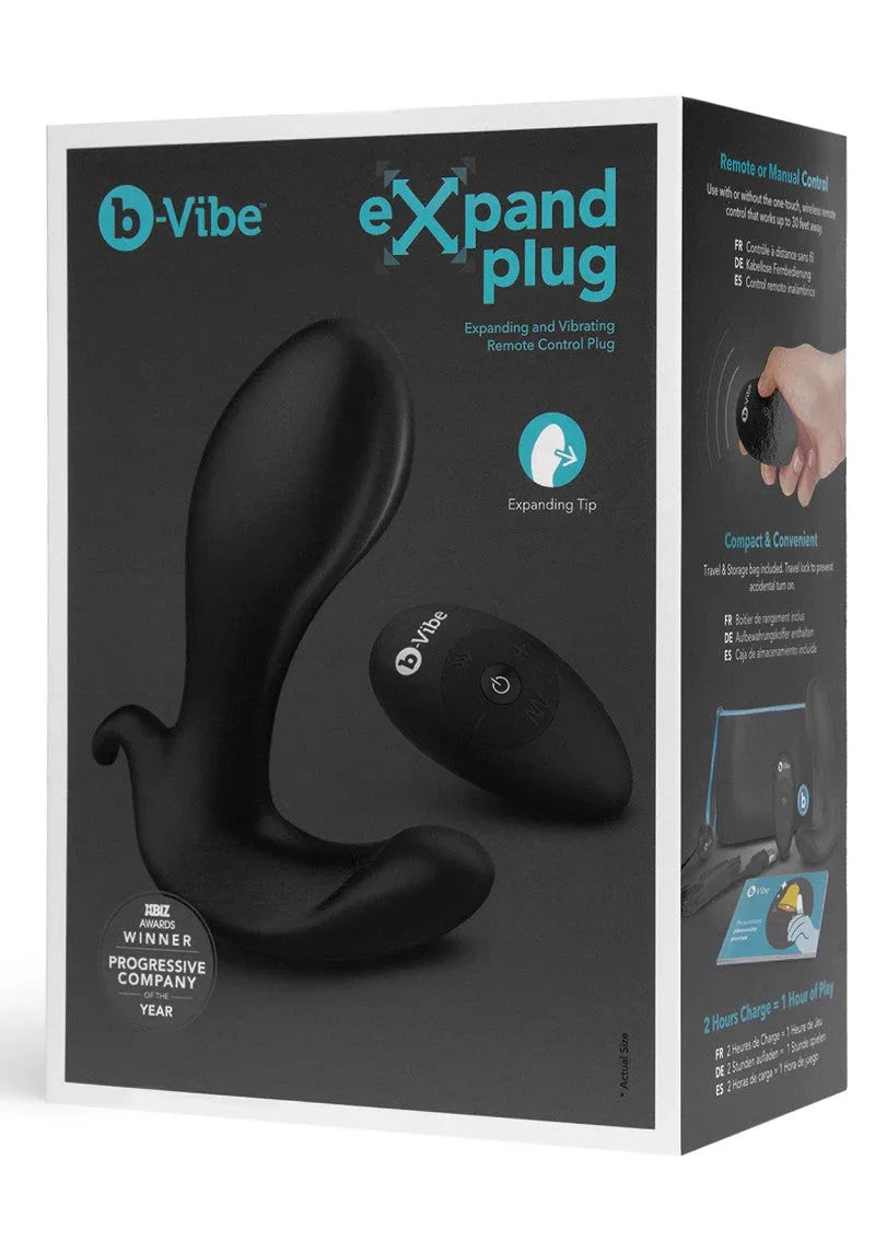 β β B-Vibe Expand Plug - Happytoys Sexshop: Toys for Feeling Happy & Easy π - Discreet geleverd