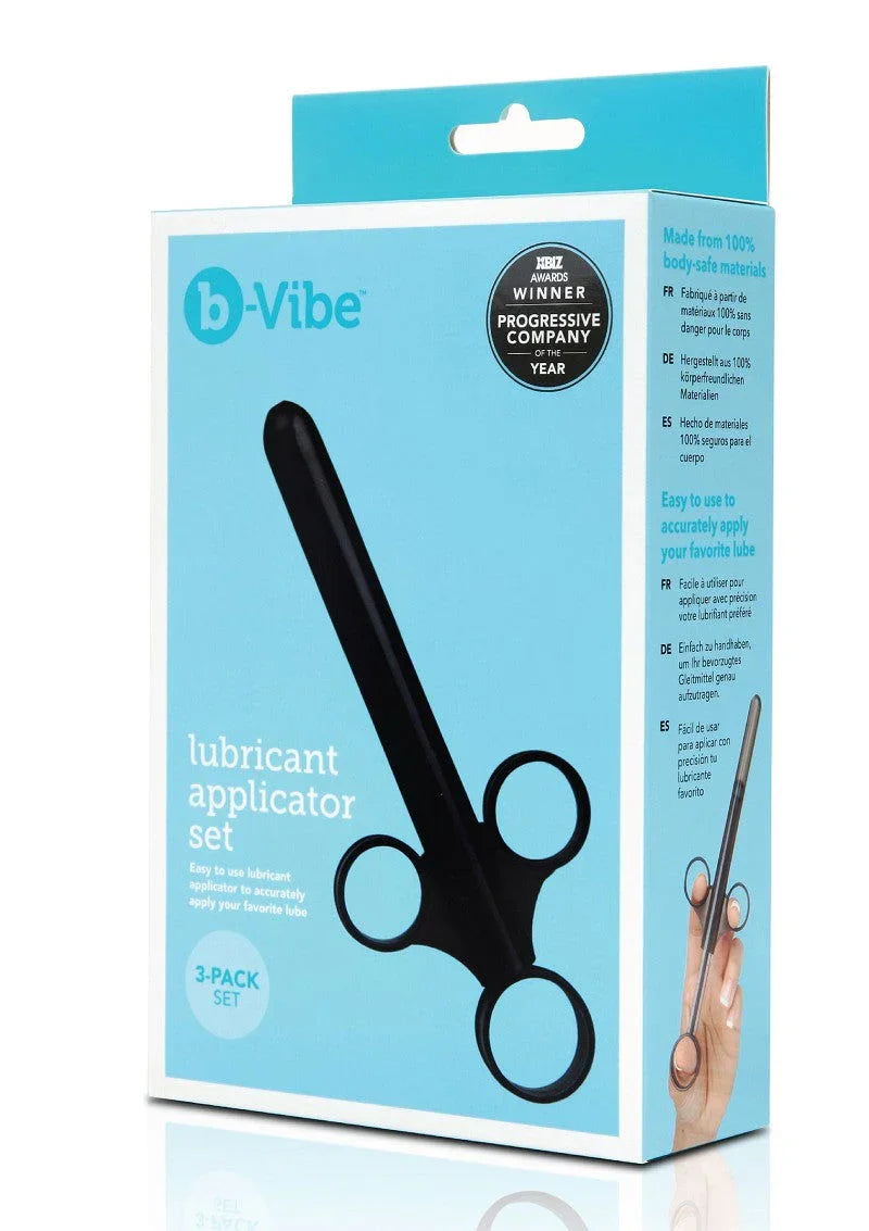 ♂ B-Vibe Lube Applicator 3pcs - Happytoys Sexshop: Toys for Feeling Happy & Easy 😊 - Discreet geleverd