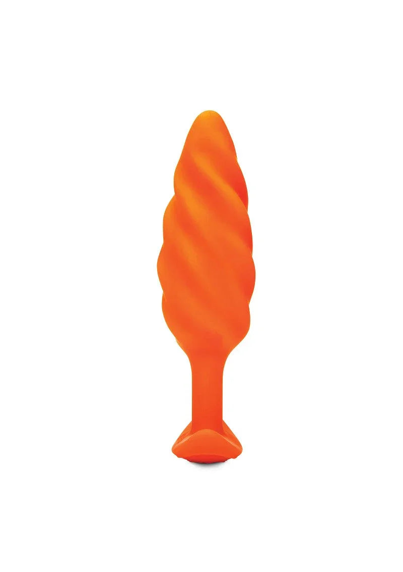 ♂ ♀ B-Vibe Swirl Texture Plug - Happytoys Sexshop: Toys for Feeling Happy & Easy 😊 - Discreet geleverd