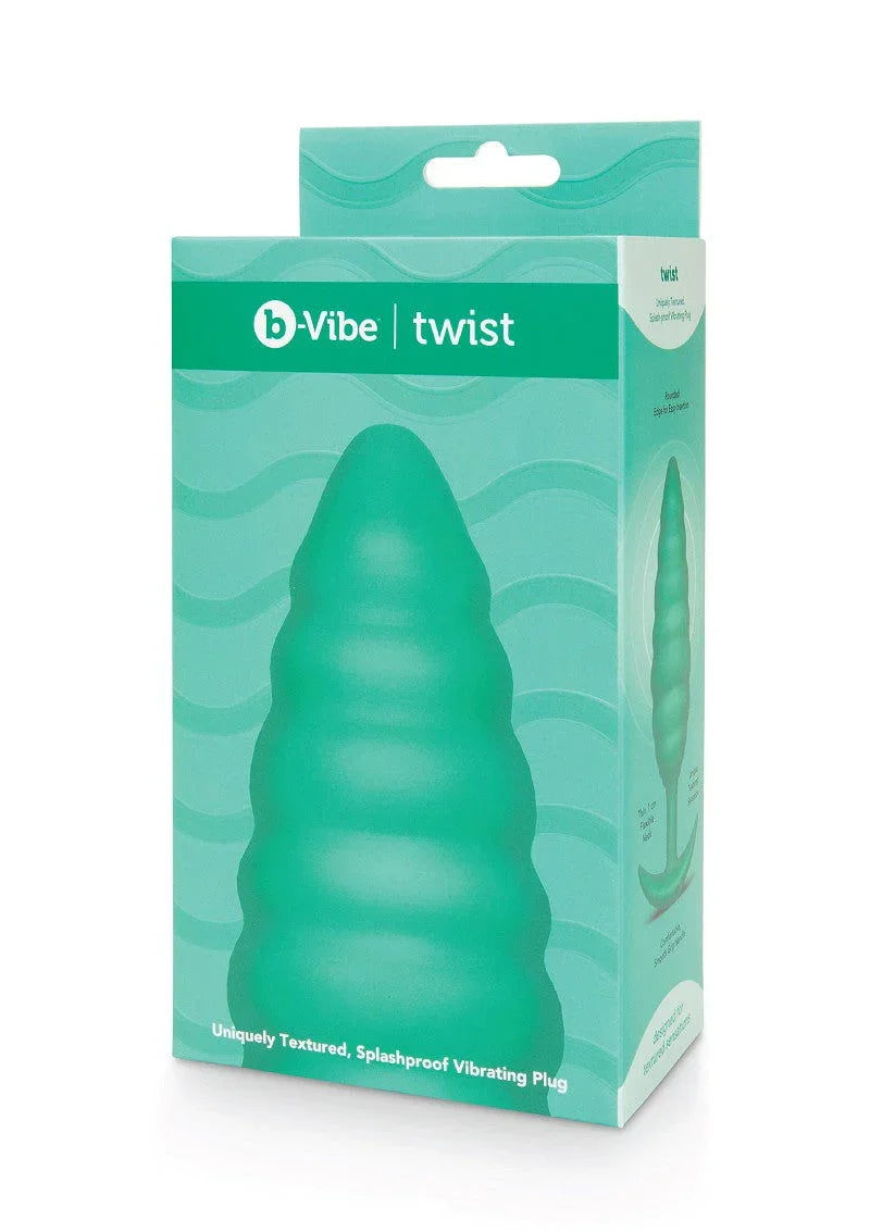 β β B-Vibe Twist Texture Plug - Happytoys Sexshop: Toys for Feeling Happy & Easy π - Discreet geleverd