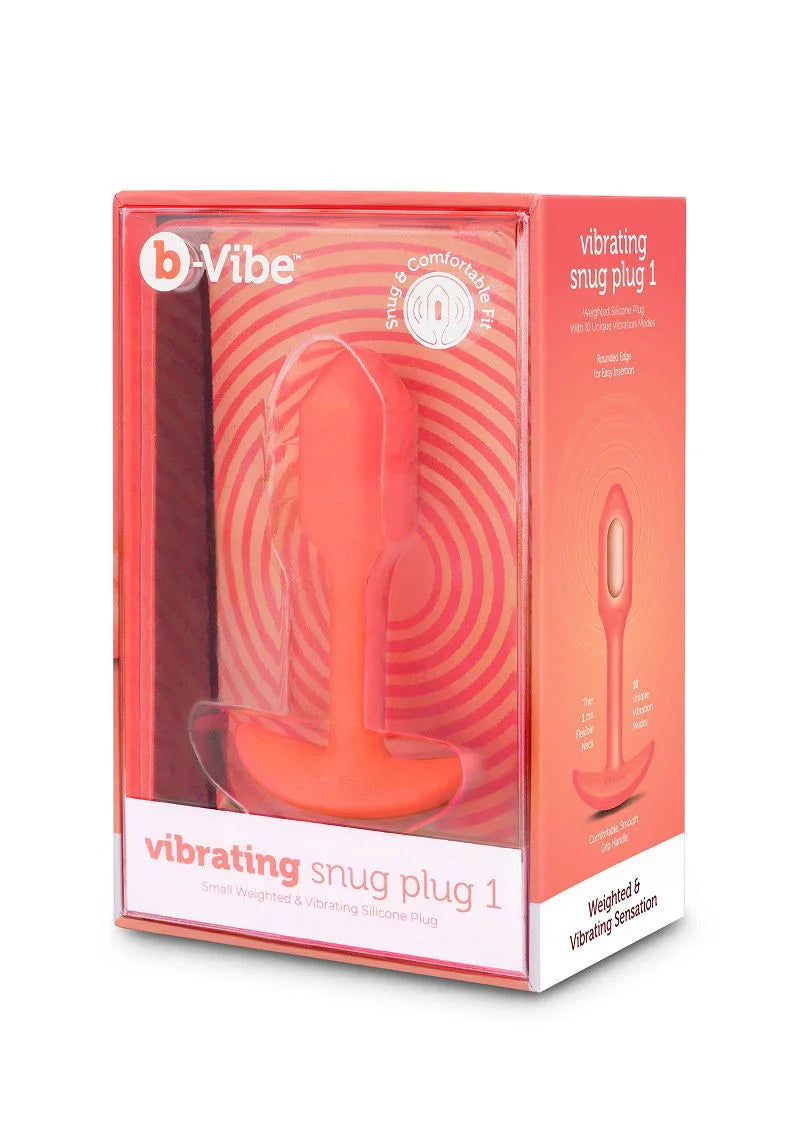β β B-Vibe Vibrating Snug Plug S - Happytoys Sexshop: Toys for Feeling Happy & Easy π - Discreet geleverd