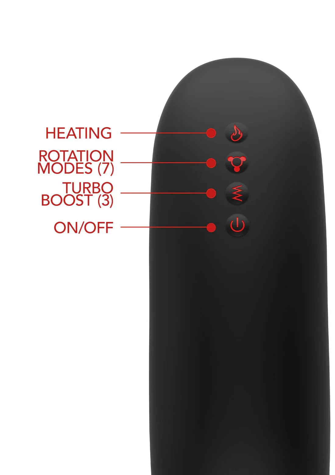 Beaded Tongue Masturbator by Hidden Desire - Happytoys Sexshop: Toys for Feeling Happy & Easy 😊 - Discreet geleverd