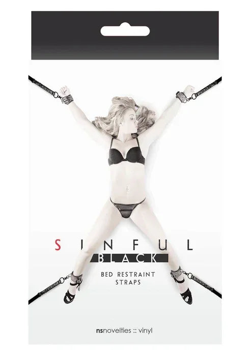 Bed Restraint Straps by NS Novelties - Happytoys Sexshop: online sex shop for Feeling Happy & Easy 😊 - Discreet geleverd