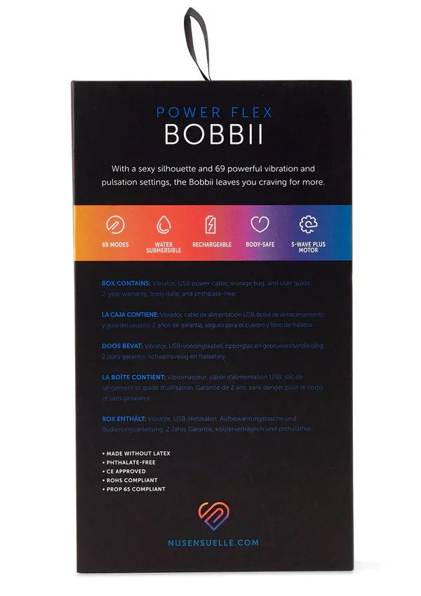 Bobbii Power Flex Bullet Pink by Nu Sensuelle - Happytoys Sexshop: Toys for Feeling Happy & Easy π - Discreet geleverd