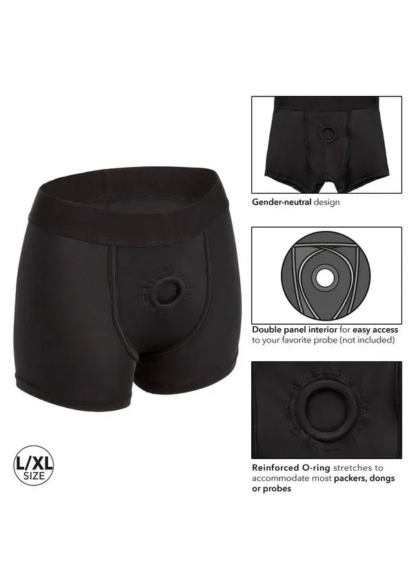 Boxer Brief voor Strap-On XXL/XXXL by CalExotics - Happytoys Sexshop: Toys for Feeling Happy & Easy 😊 - Discreet geleverd