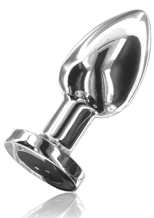 Buttocks Vibrating Metal Buttplug L by ToyJoy - Happytoys Sexshop: Toys for Feeling Happy & Easy 😊 - Discreet geleverd