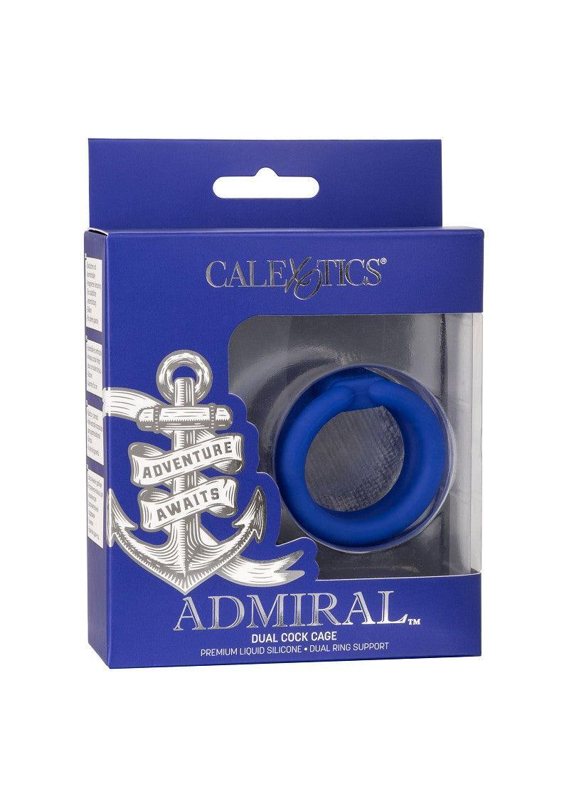 ♂ CalExotics Admiral Dual Cock Cage - Happytoys Sexshop: Toys for Feeling Happy & Easy 😊 - Discreet geleverd