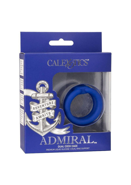 Admiral Dual Cock Cage by CalExotics - Happytoys Sexshop: Toys for Feeling Happy & Easy 😊 - Discreet geleverd