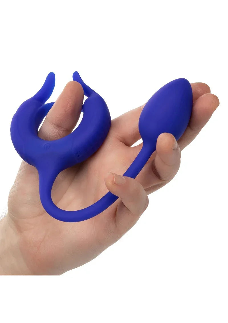 ♂ CalExotics Admiral Plug and Play Weighted Cock Ring - Happytoys Sexshop: Toys for Feeling Happy & Easy 😊 - Discreet geleverd