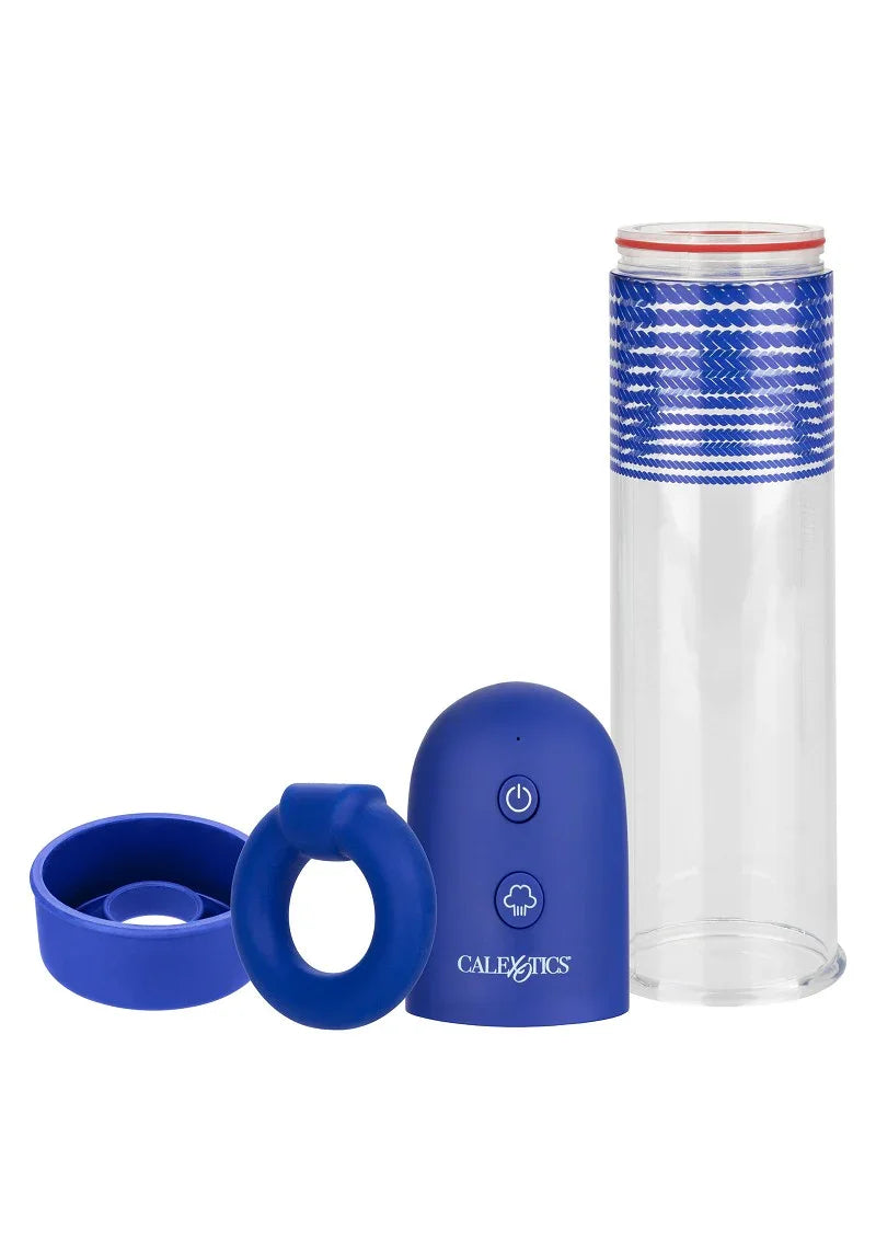 ♂ CalExotics Admiral Rechargeable Rock Hard Pump Kit - Happytoys Sexshop: Toys for Feeling Happy & Easy 😊 - Discreet geleverd