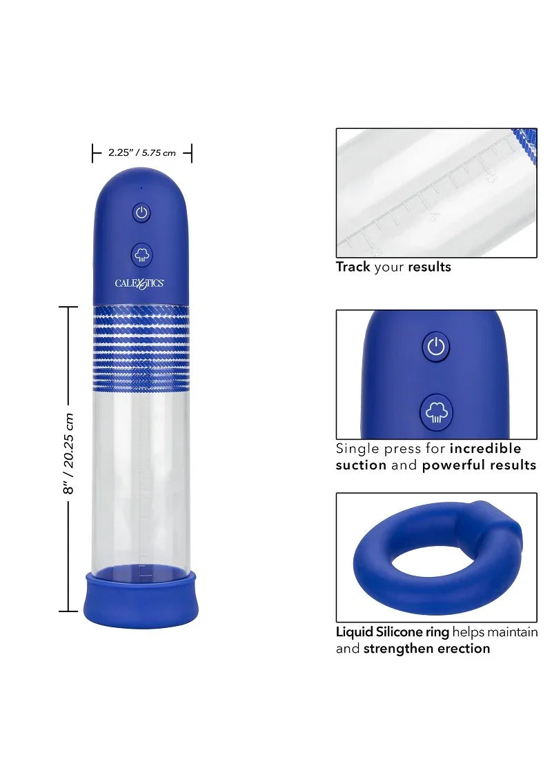 ♂ CalExotics Admiral Rechargeable Rock Hard Pump Kit - Happytoys Sexshop: Toys for Feeling Happy & Easy 😊 - Discreet geleverd