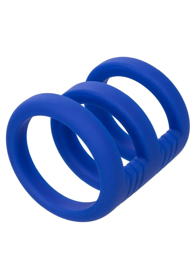 CalExotics Admiral Triple Cock Cage - Happytoys Sexshop: Toys for Feeling Happy & Easy 😊 - Discreet geleverd