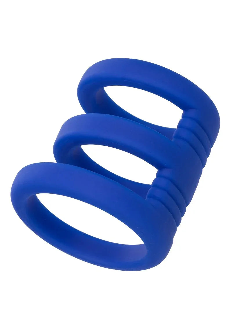 CalExotics Admiral Triple Cock Cage - Happytoys Sexshop: Toys for Feeling Happy & Easy 😊 - Discreet geleverd