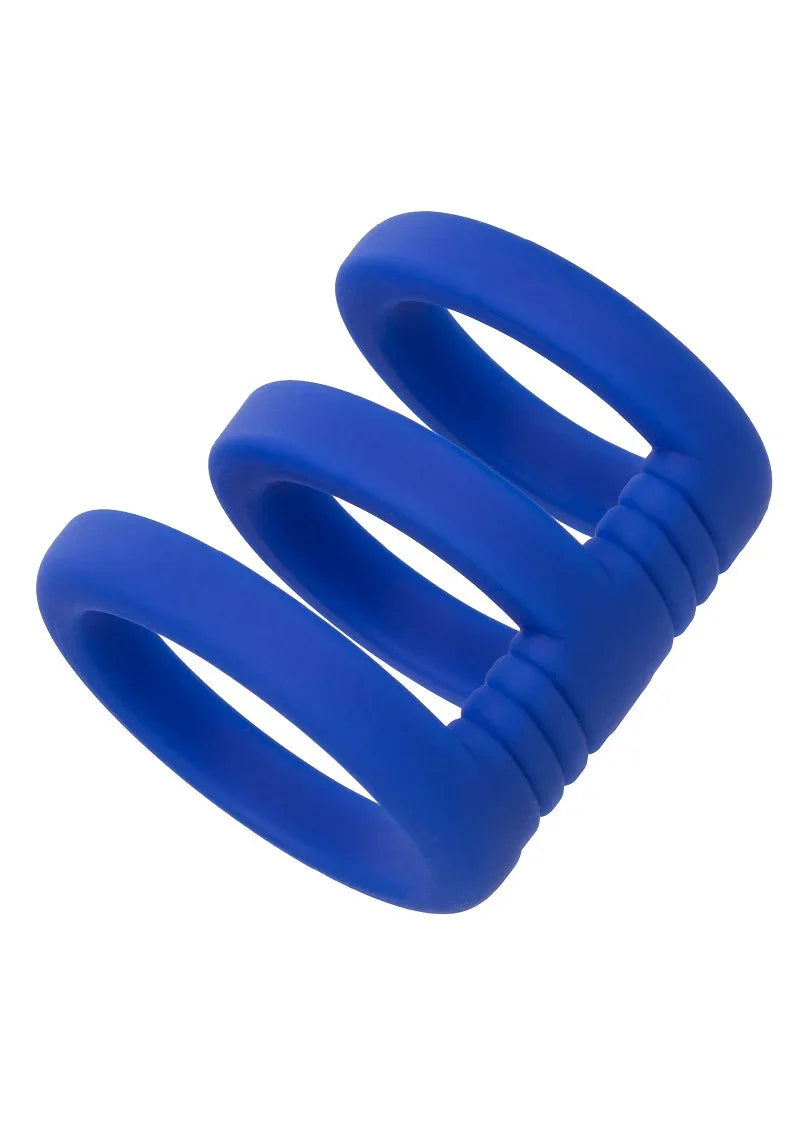 CalExotics Admiral Triple Cock Cage - Happytoys Sexshop: Toys for Feeling Happy & Easy 😊 - Discreet geleverd