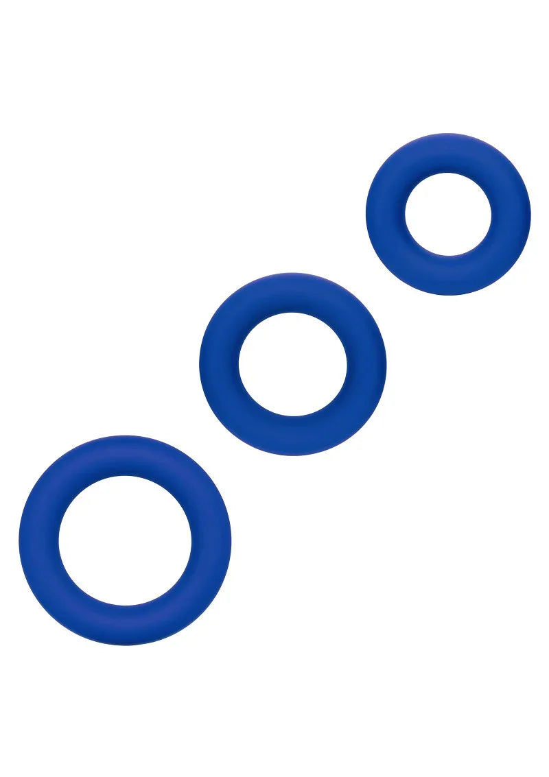 ♂ CalExotics Admiral Universal Cock Ring Set - Happytoys Sexshop: Toys for Feeling Happy & Easy 😊 - Discreet geleverd