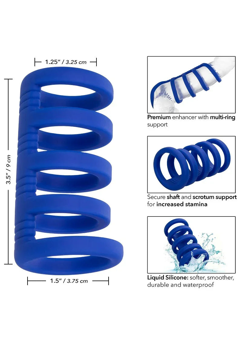 ♂ CalExotics Admiral Xtreme Cock Cage - Happytoys Sexshop: Toys for Feeling Happy & Easy 😊 - Discreet geleverd