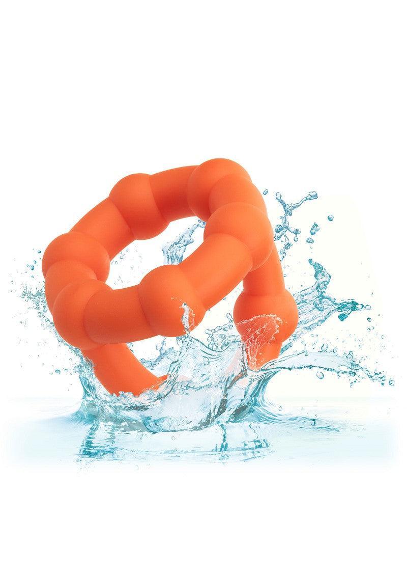β CalExotics Alpha Liquid Silicone All Star Ring - Happytoys Sexshop: Toys for Feeling Happy & Easy π - Discreet geleverd
