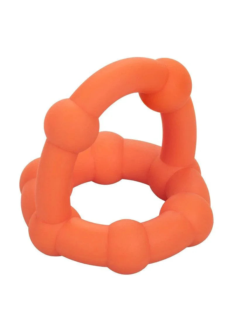 β CalExotics Alpha Liquid Silicone All Star Ring - Happytoys Sexshop: Toys for Feeling Happy & Easy π - Discreet geleverd