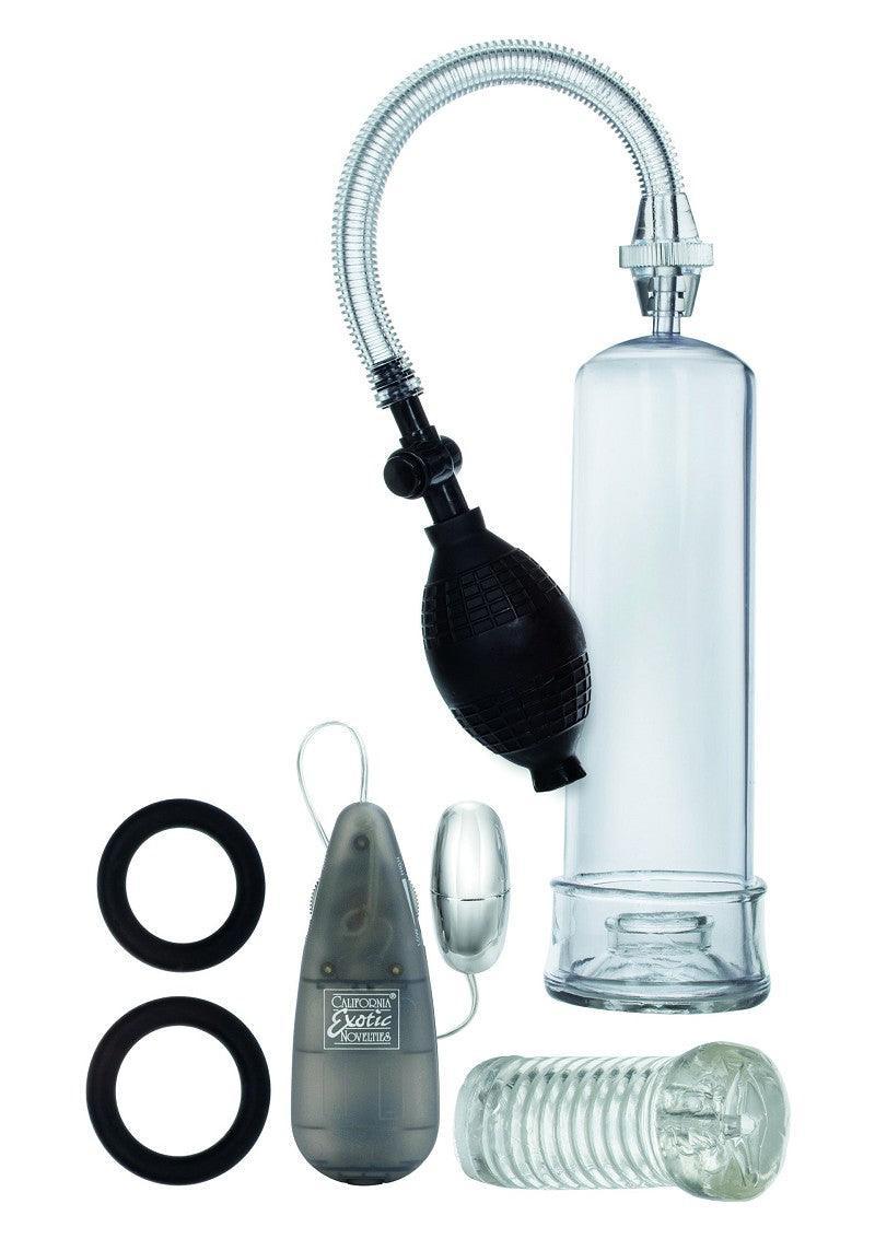 Apollo Sta-Hard Kit Penis pomp met cockring by CalExotics - Happytoys Sexshop: Toys for Feeling Happy & Easy π - Discreet geleverd