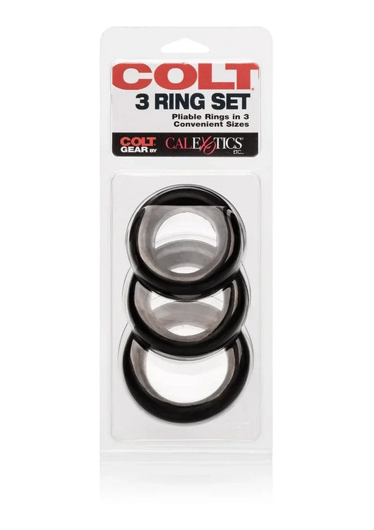 CalExotics-COLT-3-Ring-Set-Cockrings-Happytoys-Sexshop-Toys-for-Feeling-Happy-Easy-4687 @ Happytoys Sexshop: online sex shop for Feeling Happy & Easy π the erotic store owned by a woman