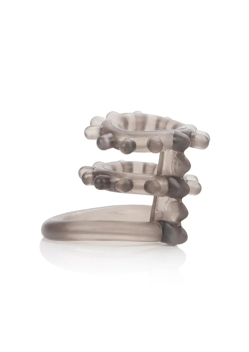 Dr. Joel Kaplan Support Master Double Pleasure Cockring by CalExotics - Happytoys Sexshop: Toys for Feeling Happy & Easy 😊 - Discreet geleverd