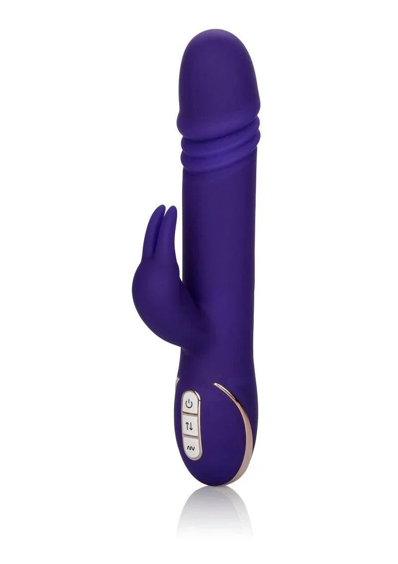 Jack Rabbit Signature Silicone Thrusting Rabbit by CalExotics - Happytoys Sexshop: Toys for Feeling Happy & Easy 😊 - Discreet geleverd