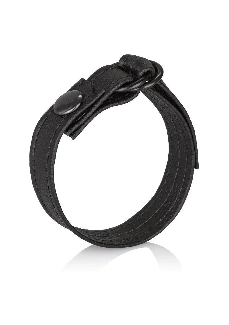 Bestel: Leather Cinch Cockring by CalExotics Rings - cockrings bij Happytoys.nl, happytoys.be, Happytoys.ae: erotische sex webshop | liever Happy dan Easy ⭐⭐⭐⭐⭐