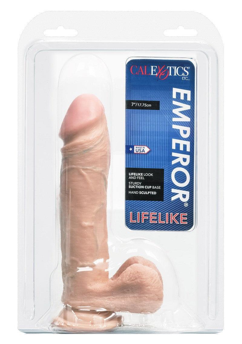 Life-like Emperor 7'/17.75 cm realistic dildo by CalExotics - Happytoys Sexshop: Toys for Feeling Happy & Easy 😊 - Discreet geleverd
