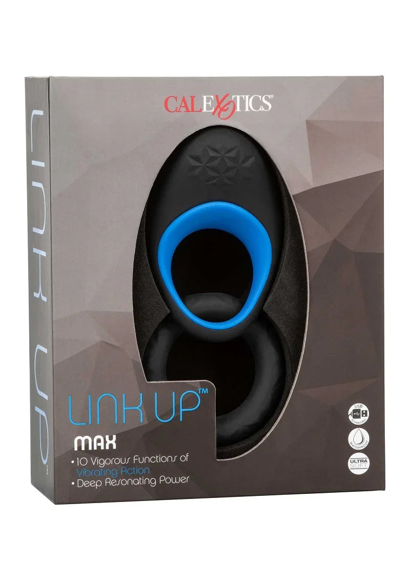♂ ♀ CalExotics Link Up Max cockring - Happytoys Sexshop: Toys for Feeling Happy & Easy 😊 - Discreet geleverd