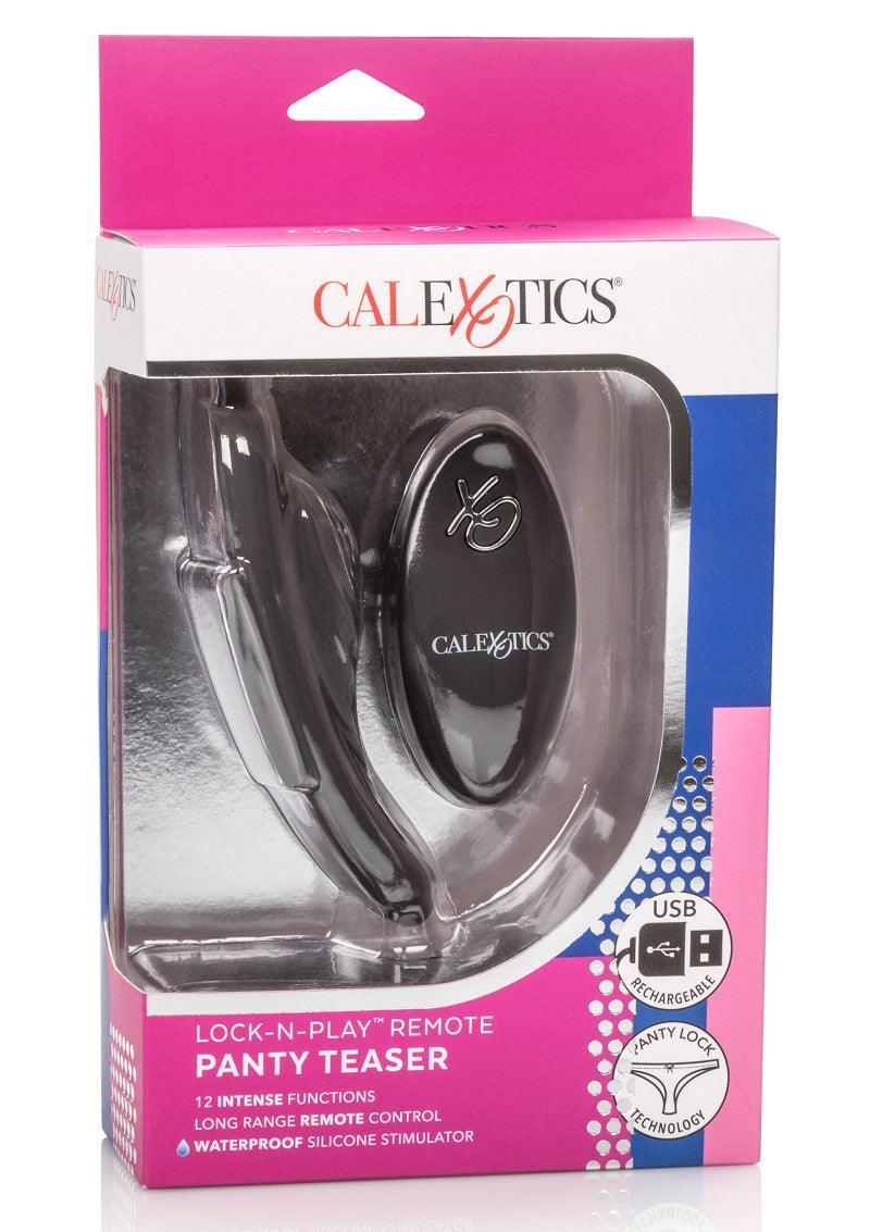 Lock-N-Play Remote Panty Teaser Panty vibrator by CalExotics - Happytoys Sexshop: Toys for Feeling Happy & Easy 😊 - Discreet geleverd