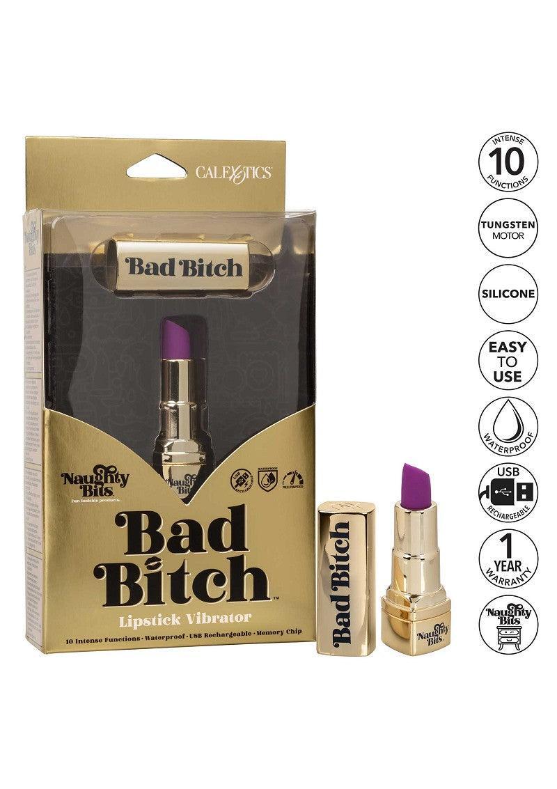♀ CalExotics Naughty Bits Bad Bitch Lipstick Vibrator - Happytoys Sexshop: Toys for Feeling Happy & Easy 😊 - Discreet geleverd