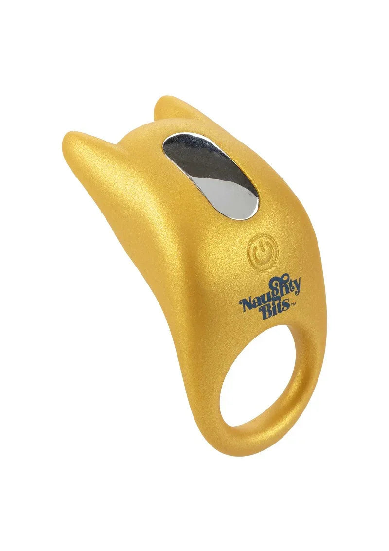 ♂ ♀ CalExotics Naughty Bits Horny AF Trillende vibrerende Cockring - Happytoys Sexshop: Toys for Feeling Happy & Easy 😊 - Discreet geleverd