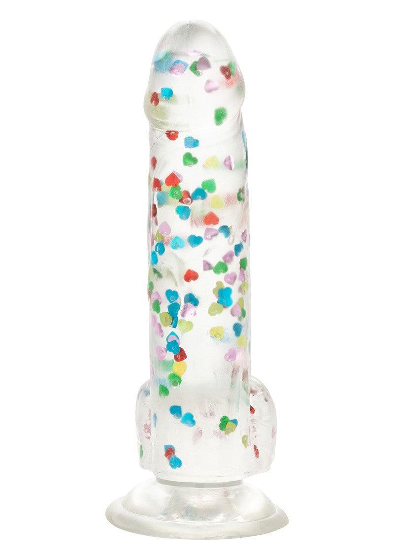 ♂ ♀ CalExotics Naughty Bits I Love Dick Heart-filled Dong - Happytoys Sexshop: Toys for Feeling Happy & Easy 😊 - Discreet geleverd