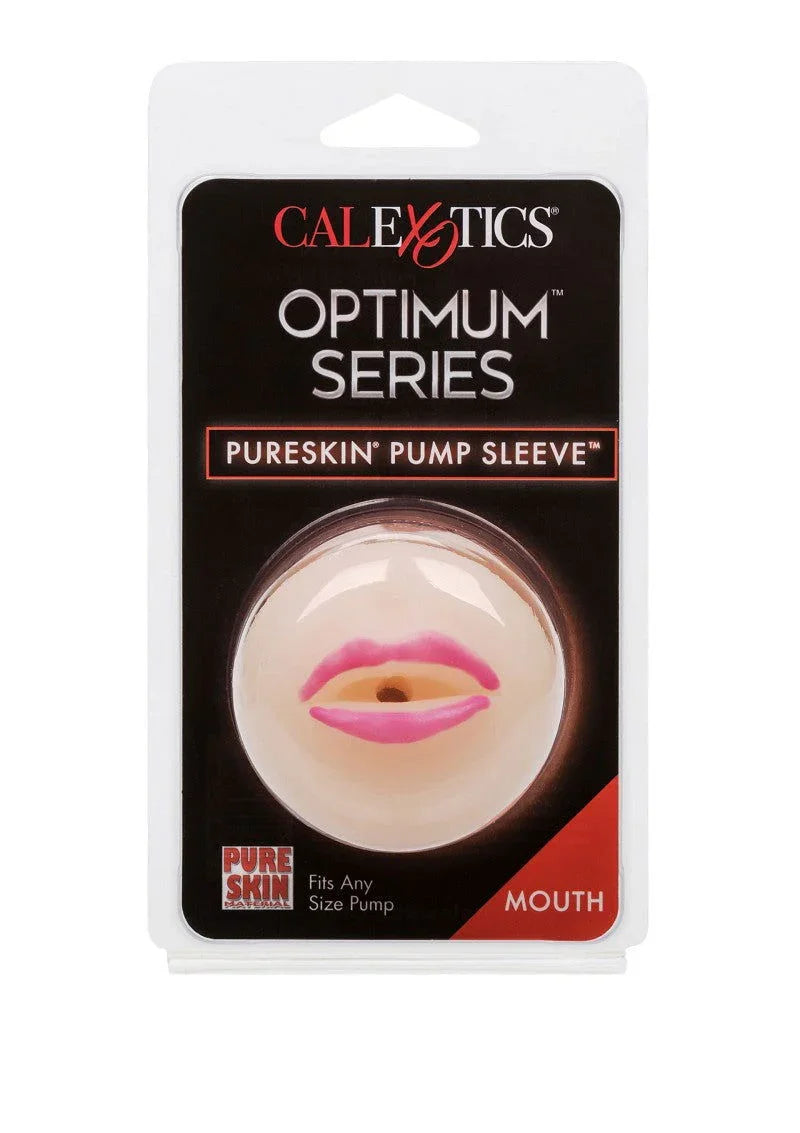 Optimum Series Pure Skin Pump Sleeve Mouth by CalExotics - Happytoys Sexshop: Toys for Feeling Happy & Easy 😊 - Discreet geleverd