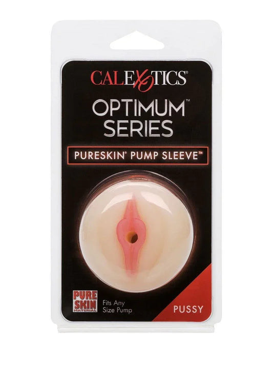 Optimum Series Pure Skin Pump Sleeve Pussy Masturbator by CalExotics - Happytoys Sexshop: online sex shop for Feeling Happy & Easy 😊 - Discreet geleverd