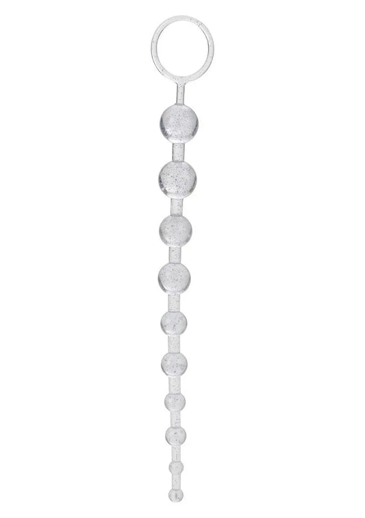 Platinum X-10 Beads Anaal kralen by CalExotics - Happytoys Sexshop: Toys for Feeling Happy & Easy π - Discreet geleverd