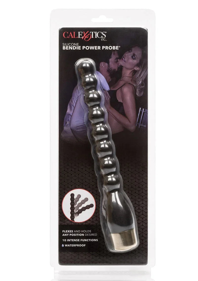 Silicone Bendie Power Probe Anaal Vibrator by CalExotics - Happytoys Sexshop: Toys for Feeling Happy & Easy π - Discreet geleverd