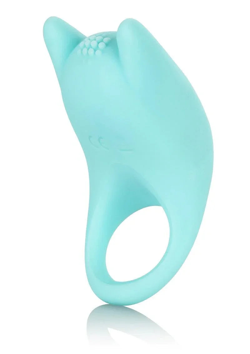 Silicone Rechargeable Dual Exciter Enhancer cockring & Vibrator in 1 by CalExotics - Happytoys Sexshop: Toys for Feeling Happy & Easy 😊 - Discreet geleverd