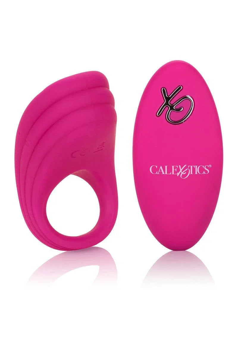 Silicone Remote Pleasure Ring Vibrerende cockring by CalExotics - Happytoys Sexshop: Toys for Feeling Happy & Easy š - Discreet geleverd