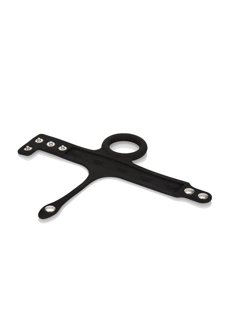 CalExotics Silicone Tri-Snap Ball Spreader - Happytoys Sexshop: Toys for Feeling Happy & Easy 😊 - Discreet geleverd