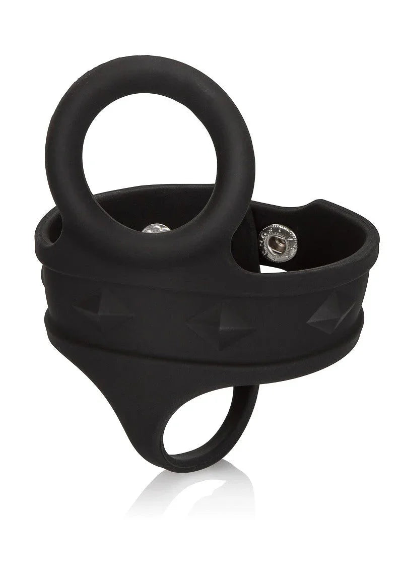 CalExotics Silicone Tri-Snap Ball Spreader - Happytoys Sexshop: Toys for Feeling Happy & Easy 😊 - Discreet geleverd