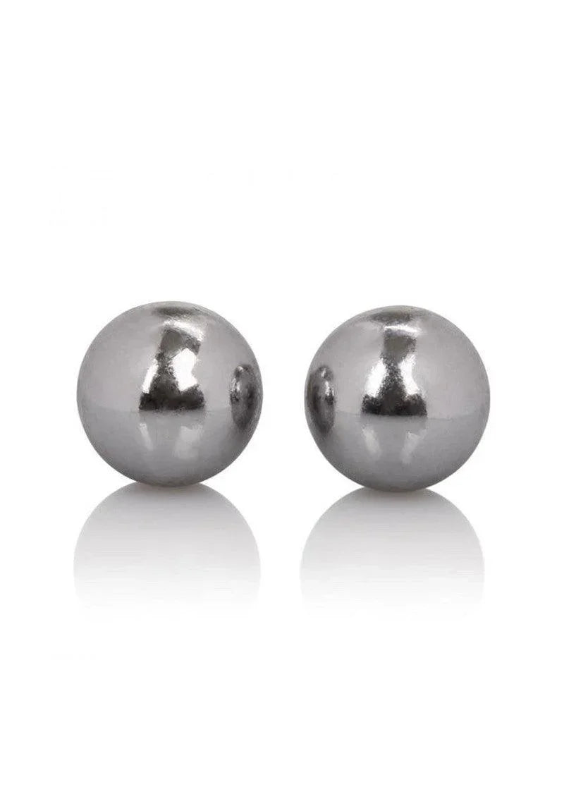 Silver Balls In Presentation Box by CalExotics - Happytoys Sexshop: Toys for Feeling Happy & Easy 😊 - Discreet geleverd