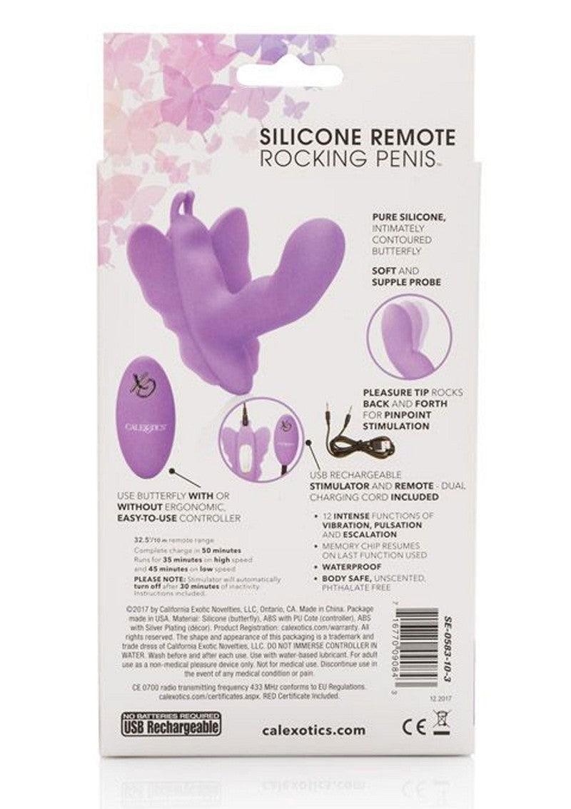 Venus Butterfly Silicone Remote Rocking Penis by CalExotics - Happytoys Sexshop: Toys for Feeling Happy & Easy 😊 - Discreet geleverd