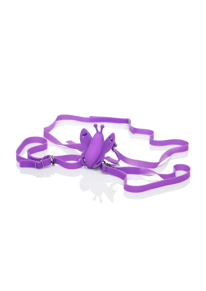 Venus Butterfly Silicone Remote Venus Butterfly Kleine vibrator by CalExotics - Happytoys Sexshop: Toys for Feeling Happy & Easy 😊 - Discreet geleverd