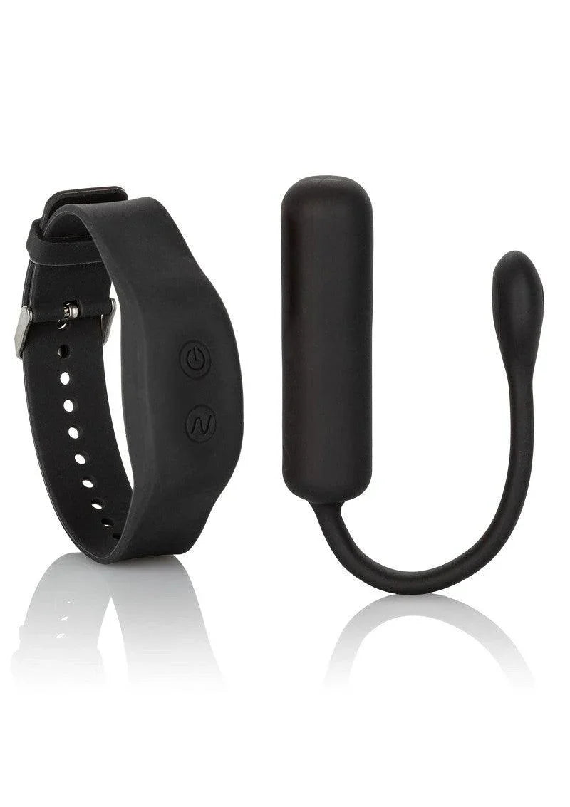 CalExotics Wristband Remote Petite Bullet vibrator met horlogestijl afstandbediening - Happytoys Sexshop: Toys for Feeling Happy & Easy 😊 - Discreet geleverd