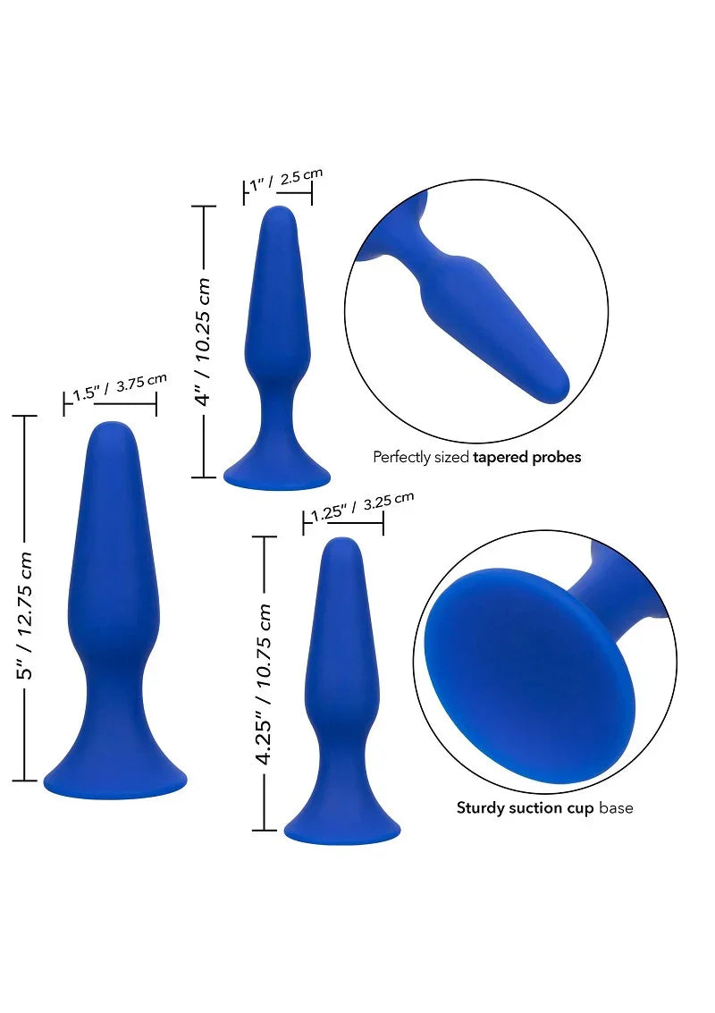 ♂ ♀ CalExotics Admiral Anal Trainer Kit - Happytoys Sexshop: Toys for Feeling Happy & Easy 😊 - Discreet geleverd