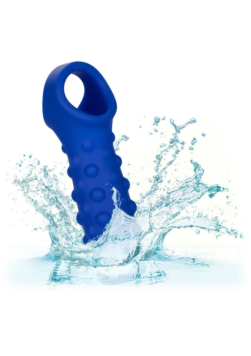 ♂ CalExotics Admiral Liquid Silicone Beaded Extension - Happytoys Sexshop: Toys for Feeling Happy & Easy 😊 - Discreet geleverd