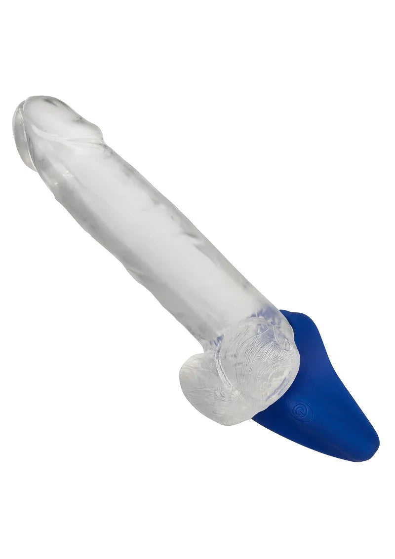 ♂ CalExotics Admiral Liquid Silicone Vibrating Perineum Massager & Ring - Happytoys Sexshop: Toys for Feeling Happy & Easy 😊 - Discreet geleverd
