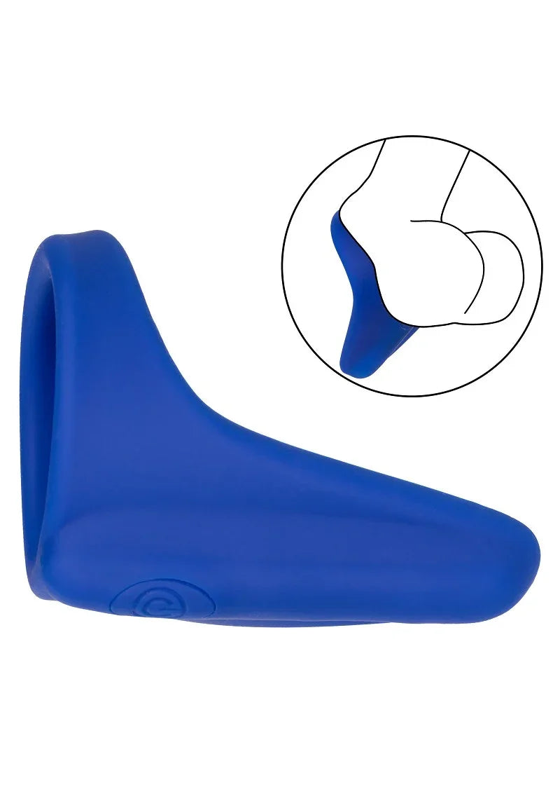 ♂ CalExotics Admiral Liquid Silicone Vibrating Perineum Massager & Ring - Happytoys Sexshop: Toys for Feeling Happy & Easy 😊 - Discreet geleverd